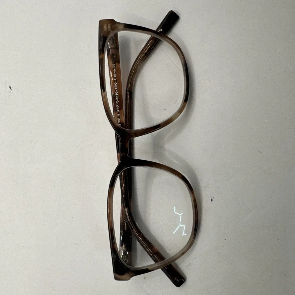 Warby Parker Eyeglasses Frame ESME N 937 Unisex Brown Black Tortoise 52-16-140